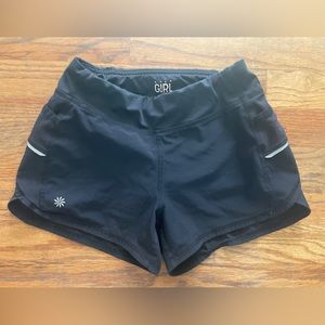 Athleta Girl Black Workout Shorts Size S/7
